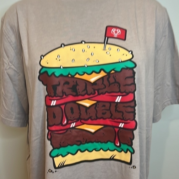 Men’s Under Armour triple double burger tshirt - Picture 6 of 8